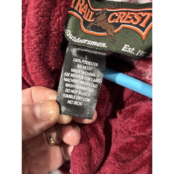 Trail Crest Women’s L Aztec Ultra Soft Women’s Plush Fleece Full Zip Jacket Ski - Picture 4 of 16